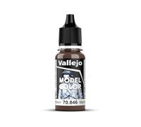 Vallejo VJ70846 Model Color 17 ml Acrylic Paint - Mahogany Brown