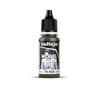 Vallejo Model Color Acrylic Paint, Flat Green, 18 ml, Self-Leveling, BSL System for Modeling and Miniatures