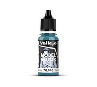 Vallejo Model Color Acrylic Paint - Light Turquoise - Self-Leveling BSL System