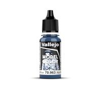 Vallejo Model Color Acrylic Paint, Medium Blue, 18 ml, Self-Leveling, BSL System for Modeling and Miniatures