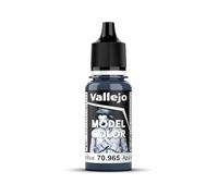Vallejo Model Color Acrylic Paint, Prussian Blue, 18 ml, Self-Leveling, BSL System for Modeling and Miniatures