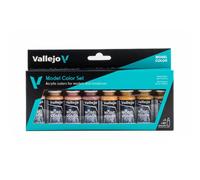 Vallejo Model Color Acrylic Paint Set, 8 Skin and Flesh Tones, 18 ml Dropper ...