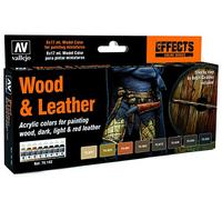 Vallejo Model Color Effects Set 70182 Wood & Leather (8) by Angel Giraldez