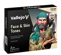 Vallejo Model Color Face & Skin Tones Set (x16)