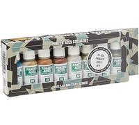 Vallejo Model Color Panzer Aces No 2 Acrylic Paint Set - Assorted Colours (Pack of 8)