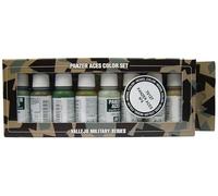 Vallejo Model Color Panzer Aces No.4 Acrylic Paint Set - Assorted Colours (Pack of 8)
