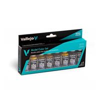 Vallejo Model Color Panzer Colours Acrylic Paint Set - Assorted Colours (Pack of 8)