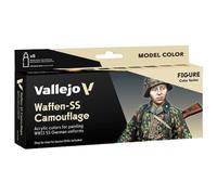 Vallejo Model Color Waffen SS Camouflage Acrylic Paint Set - Assorted Colours (Pack of 8)