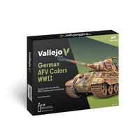 Vallejo Model Color WWII German Acrylic Paint Set - Assorted Colours (Pack of 16)