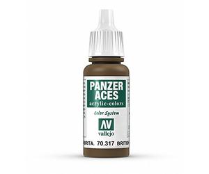 Vallejo Panzer Aces 17 ml Acrylic Paint - British Tank Crew