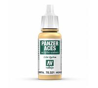 Vallejo Panzer Aces 17 ml Acrylic Paint - Highlight British Tank Crew