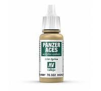Vallejo Panzer Aces 17 ml Acrylic Paint - Highlight Us Tank Crew