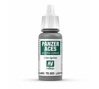 Vallejo Panzer Aces 17 ml Acrylic Paint - Light Rubber