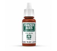 Vallejo Panzer Aces 17 ml Acrylic Paint - Light Rust