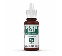 Vallejo Panzer Aces 17 ml Acrylic Paint - Red Tail Light