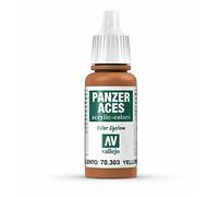 Vallejo Panzer Aces 17 ml Acrylic Paint - Yellowish Rust
