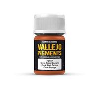 Vallejo Pigments 73107 Dark Red Ochre (35ml)