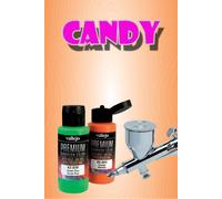 Vallejo Premium Airbrush Acrylic 62072 Candy Dark Yellow 60Ml. VALLEJO