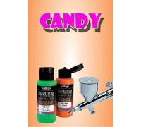 Vallejo Premium Airbrush Acrylic 62072 Candy Dark Yellow 60ml. VALLEJO