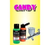 Vallejo Premium Airbrush Acrylic Aerografo 62071 Candy Yellow 60ml