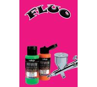Vallejo Premium Airbrush Acrylic Color 62035 Fluorescent Rose 60ml