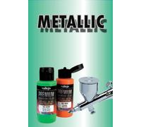 Vallejo Premium Airbrush Acrylic Metallic Green 60ml