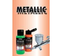 Vallejo Premium Airbrush Acrylic Metallic Orange 60ml