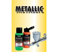 Vallejo Premium Airbrush Acrylic Metallic Yellow 60ml
