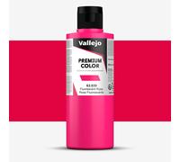 Vallejo : Premium Airbrush Paint : 200ml : Rose Fluorescent