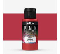 Vallejo : Premium Airbrush Paint : 60ml : Candy Red Transparent