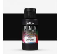 Vallejo : Premium Airbrush Paint : 60ml : Metallic Black