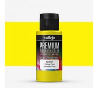 Vallejo : Premium Airbrush Paint : 60ml : Yellow Fluorescent