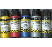 Vallejo Premium Color 60 ml Metallic Color Paint (Pack of 5)
