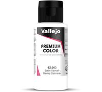 Vallejo Premium Color 60 ml Satin Varnish Paint for Model Building
