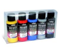 Vallejo Premium Color 60 ml Metallic Color Paint (Pack of 5)