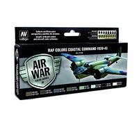 Vallejo"RAF & FAA Coastal Command 1939-45" Model Air Colouring Kit,17 ml (Pack of 8)