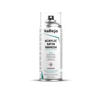Vallejo : Acrylic : Aerosol Spray Varnish : 400ml : Satin
