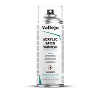 Vallejo Satin Acrylic Spray Varnish, 400ml (Household Varnish)