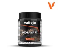 Vallejo Stone Textures - Black Lava 200ml