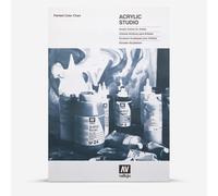 Vallejo : Studio Acrylic : Hand Painted Colour Chart