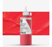 Vallejo : Studio Acrylic Paint : 200ml : Flame Red Fluorescent