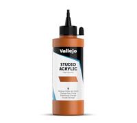 Vallejo : Studio Acrylic Paint : 200ml : Mars Orange