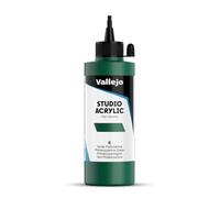 Vallejo : Studio Acrylic Paint : 200ml : Phthalo Green