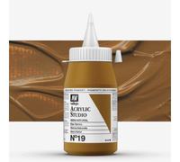 Vallejo : Studio Acrylic Paint : 500ml : Raw Sienna (Hue)