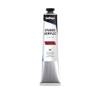 Vallejo : Studio Acrylic Paint : 58ml : Rose Madder Hue (Madder Red Hue)