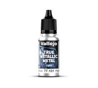 Vallejo True Metallic Paint Radiant Yellow 18 ml, Luminous Finish for Blending and Mixing, Brush Application, Ideal for Modeling and Crafts