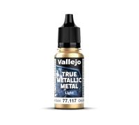 Vallejo True Metallic Paint 18ml, Brilliant Finish for Blending, Mixable, Ideal for Brush Application, Rusty Metal Colour, Long-Lasting Formula