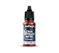 Vallejo True Metallic Paint 167, 18ml Crimson Magenta, Airbrush Formulation, Smooth Finish, High Color Intensity, No Thinning Required