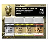 Vallejo Model Color Set - Liquid Gold (Set of 4)