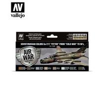 Vallejo VA71604 17ml x 8 - Model Air Set - Soviet Su-7/17 Fitter Cold War to the